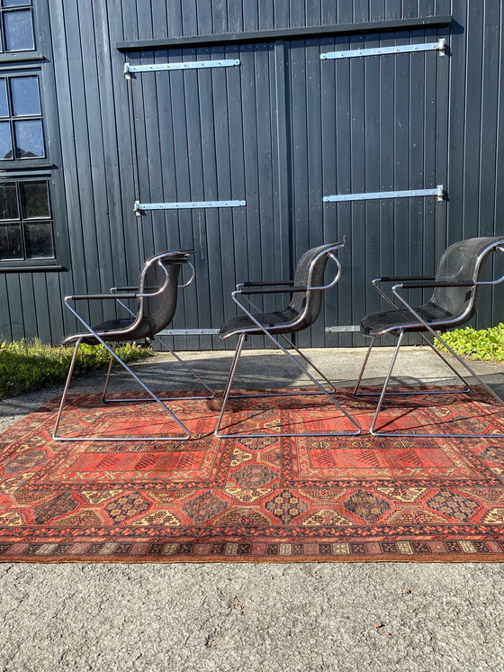 Image 1 of 3x Charles Pollock für Castelli Stuhl