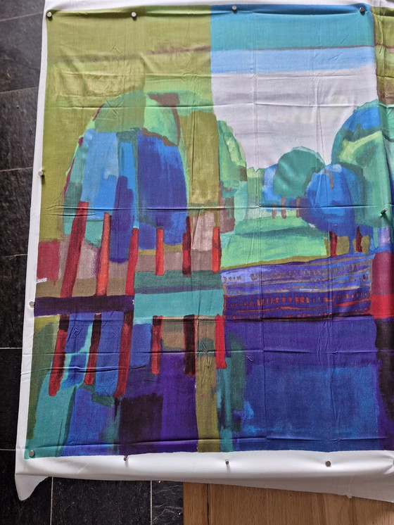 Image 1 of Ton Schulten Am See Siebdruck auf Seide