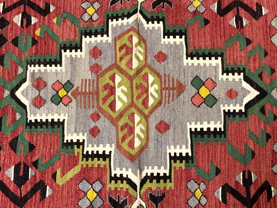Image 1 of Türkischer Vintage -Kelim-Teppich