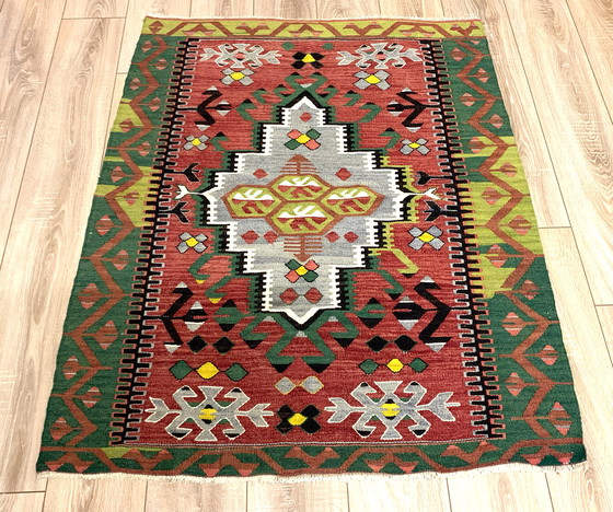 Image 1 of Türkischer Vintage -Kelim-Teppich