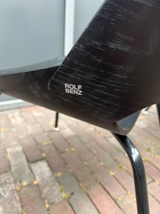 Image 1 of 4x Rolf Benz 650 Niedrigstühle, Set