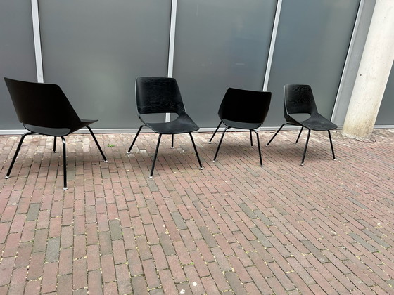 Image 1 of 4x Rolf Benz 650 Niedrigstühle, Set