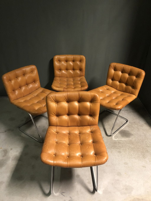4x De Sede von Robert Hausmann Stühl