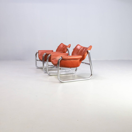 Image 1 of Maurice Burke 'Alpha Sling' Lounge-Fauteuil für Pozza Set/2