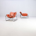 Maurice Burke 'Alpha Sling' Lounge-Fauteuil für Pozza Set/2