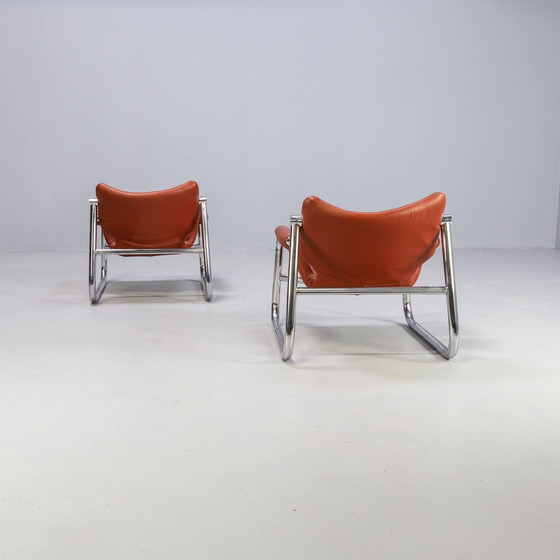 Image 1 of Maurice Burke 'Alpha Sling' Lounge-Fauteuil für Pozza Set/2