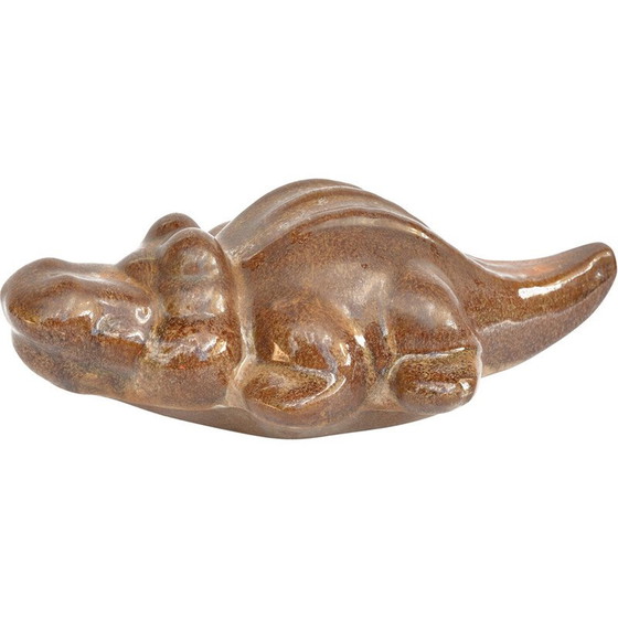 Image 1 of Vintage Figur eines Krokodils von Midiphibies, Deutschland 1980s