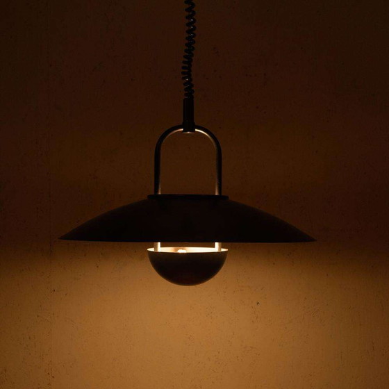 Image 1 of Postmoderne minimalistische Hängelampe 80s, verstellbare Hängeleuchte