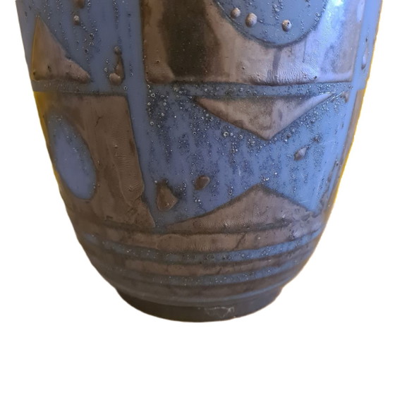 Image 1 of Westdeutsche Keramik Ankara Fett Lava Vase Carstens Tönnieshof, 1960er Jahre