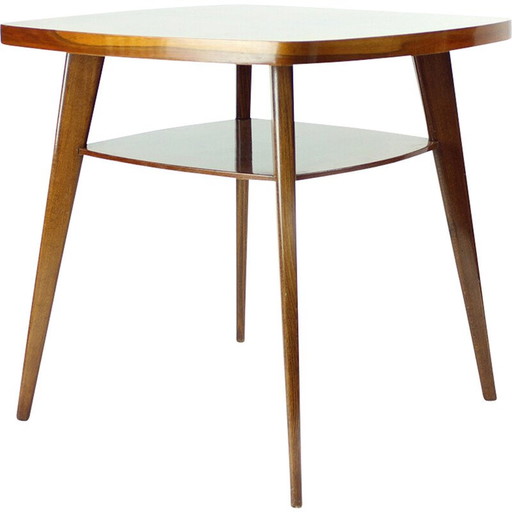 Vintage Nussbaum Spider Couchtisch von Mier, Tschechoslowakei 1960s