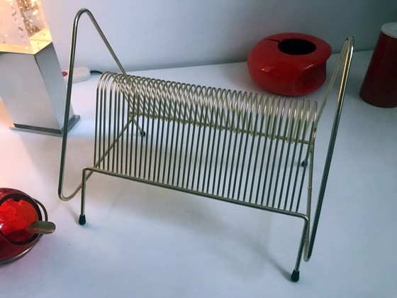 Image 1 of Vintage-Vinyl-Rack - Halter für 45 Drehungen - 1950