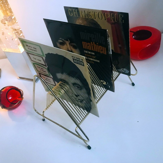 Image 1 of Vintage-Vinyl-Rack - Halter für 45 Drehungen - 1950