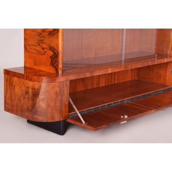 Image 1 of Bücherregal aus Nussbaumholz von Halabala für Up Závody, 1930