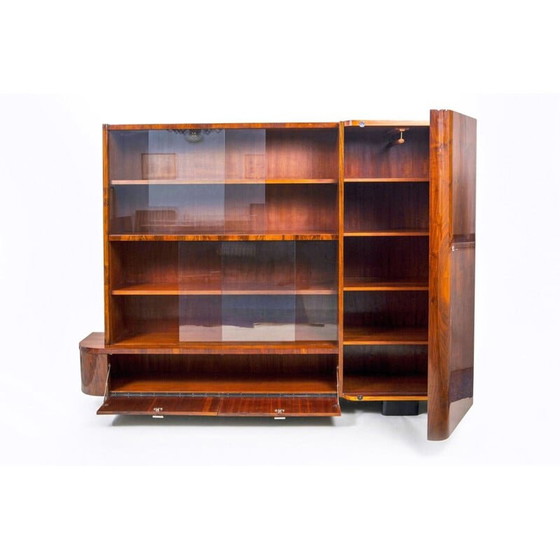 Image 1 of Bücherregal aus Nussbaumholz von Halabala für Up Závody, 1930