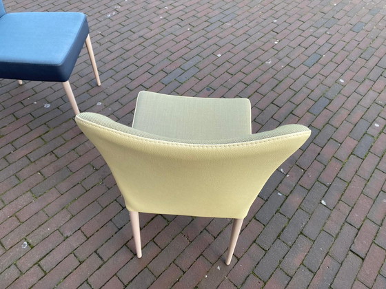 Image 1 of 2x Bert Plantagie Duo Stuhl Stoff Leder