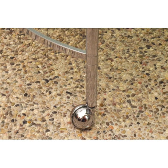 Image 1 of Schachteltische aus Chromstahl und Kristall, 1970