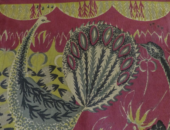 Image 1 of Tapisserie Aux Paons Marc Baumann