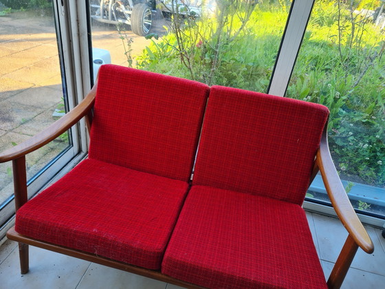 Image 1 of Skandinavisches Teakholzsofa aus den 1960er Jahren