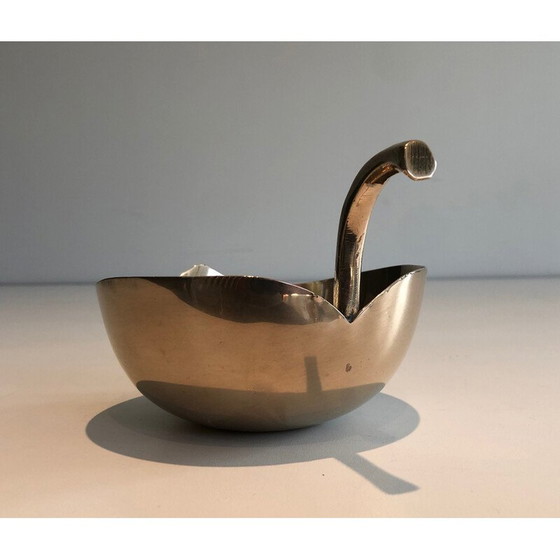 Image 1 of Blattförmiges Taschentablett aus Messing, 1970