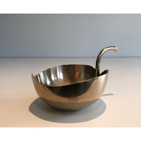 Image 1 of Blattförmiges Taschentablett aus Messing, 1970