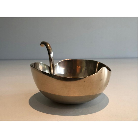 Image 1 of Blattförmiges Taschentablett aus Messing, 1970