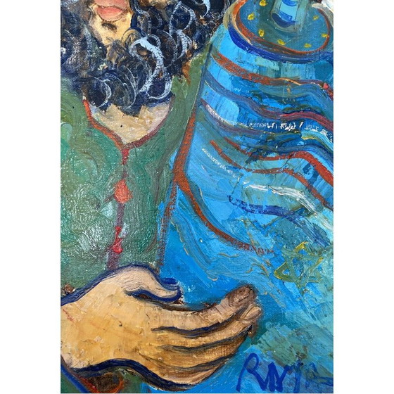 Image 1 of Vintage-Gemälde auf Leinwand von Raya Sorkine