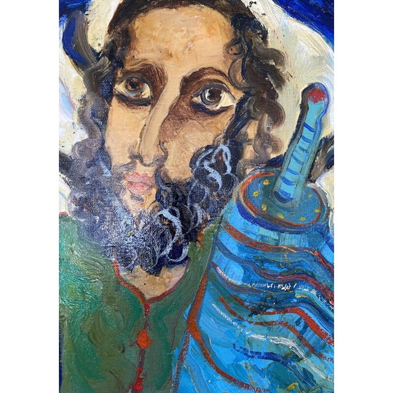 Image 1 of Vintage-Gemälde auf Leinwand von Raya Sorkine