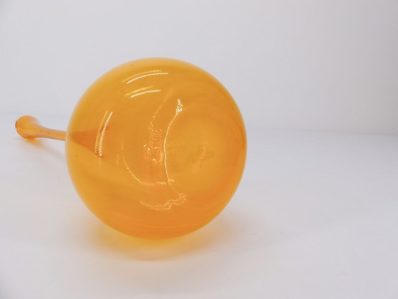 Image 1 of Skandinavische Soliflor Vase aus Transparentem Glas Gelb Xxl