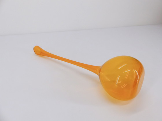 Image 1 of Skandinavische Soliflor Vase aus Transparentem Glas Gelb Xxl