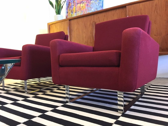 Image 1 of 2x Florence Knoll 25 BC Lounge Stühle