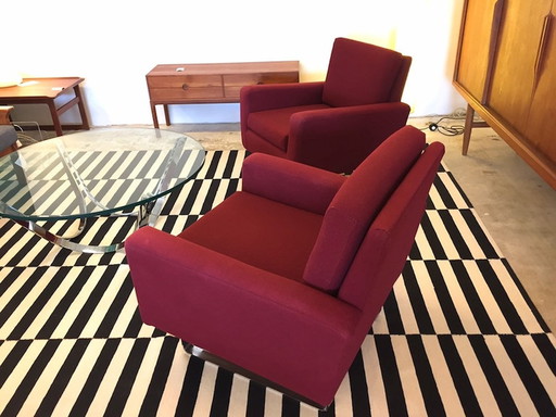 2x Florence Knoll 25 BC Lounge Stühle