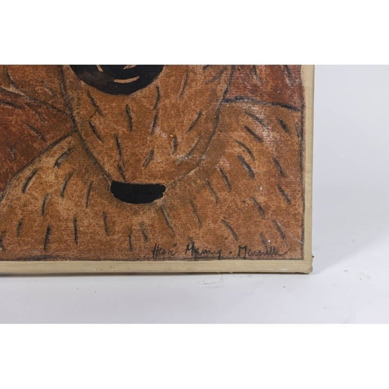 Image 1 of Vintage-Gemälde mit Bären von Hervé Maury