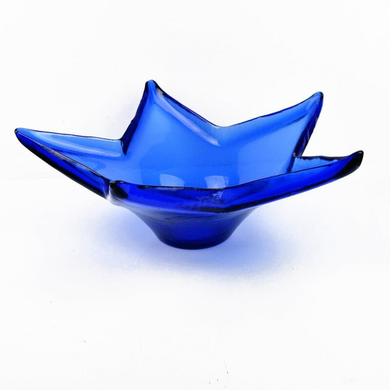 Image 1 of Vintage Schale "Seestern" für Huta Szkła Gospodarczy Ząbkowice, Polen 1970er Jahre