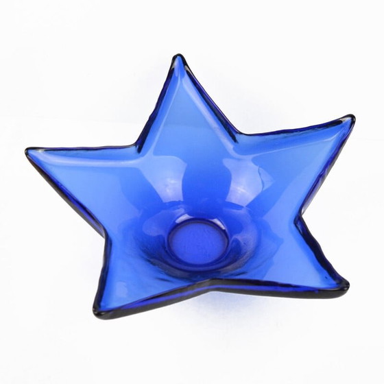 Image 1 of Vintage Schale "Seestern" für Huta Szkła Gospodarczy Ząbkowice, Polen 1970er Jahre