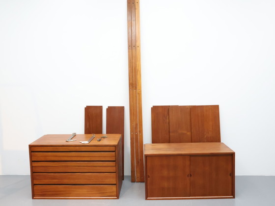 Image 1 of Vintage-Wandsystem Poul Cadovius in Teakholz