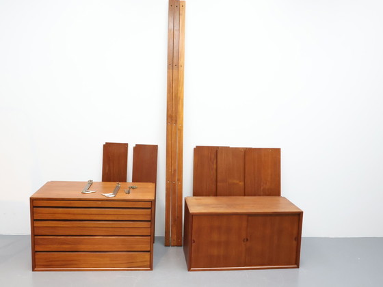 Image 1 of Vintage-Wandsystem Poul Cadovius in Teakholz