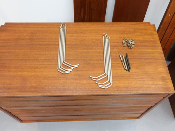 Image 1 of Vintage-Wandsystem Poul Cadovius in Teakholz