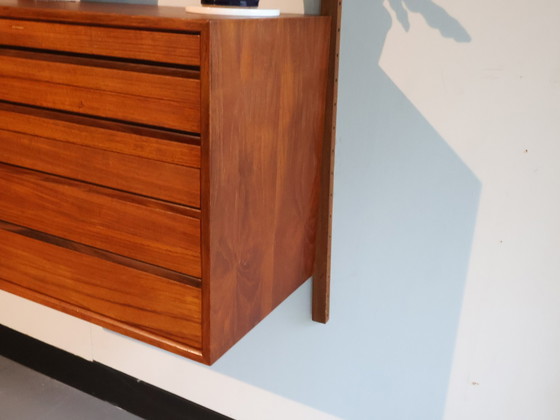 Image 1 of Vintage-Wandsystem Poul Cadovius in Teakholz