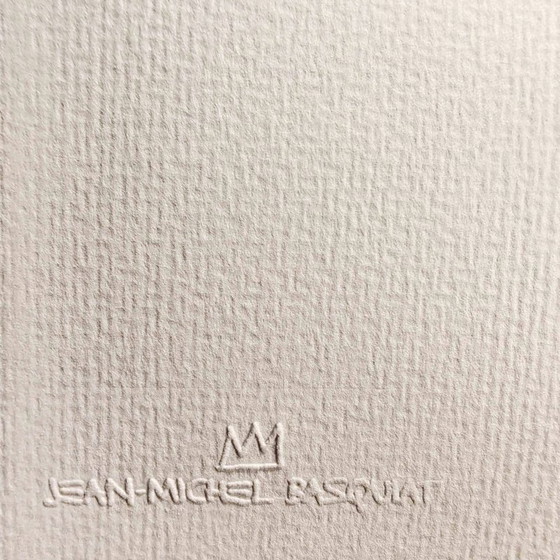 Image 1 of 1980S Jean-Michel Basquiat Limites Edition Lithographie Mit Bleistift nummeriert - Jean-Michel Basquiat Foundation.