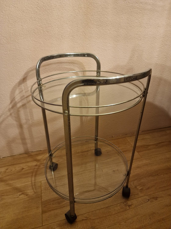 Image 1 of Vintage Beistelltisch Servierwagen