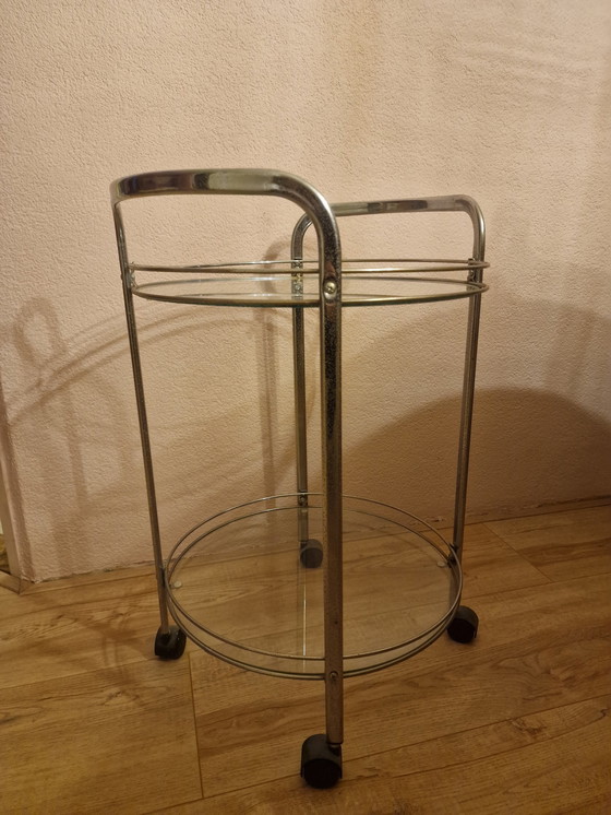 Image 1 of Vintage Beistelltisch Servierwagen