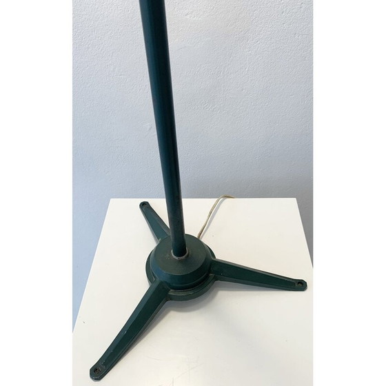Image 1 of Stehlampe aus grünem Metall, 1950