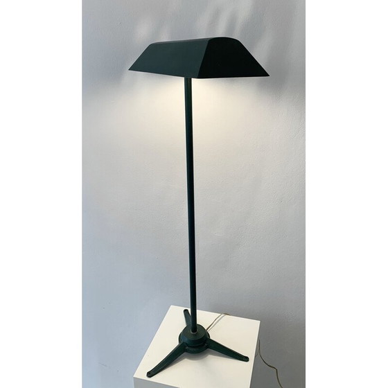 Image 1 of Stehlampe aus grünem Metall, 1950