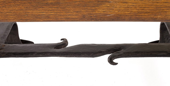 Image 1 of Brutalistischer Couchtisch Aus Massiver Ulme, 1950