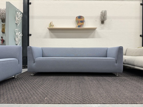 Image 1 of 2 Gelderland 4800 Sofa-Set Blauer Opera-Stoff