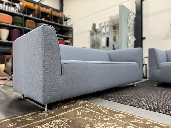 Image 1 of 2 Gelderland 4800 Sofa-Set Blauer Opera-Stoff