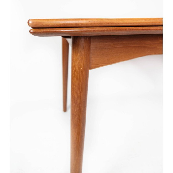 Image 1 of Dänischer Vintage-Esstisch aus Teakholz mit Verlängerungen, 1960er Jahre