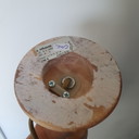 A. Pegasan Alabaster Tischlampe aus den 1970er Jahren