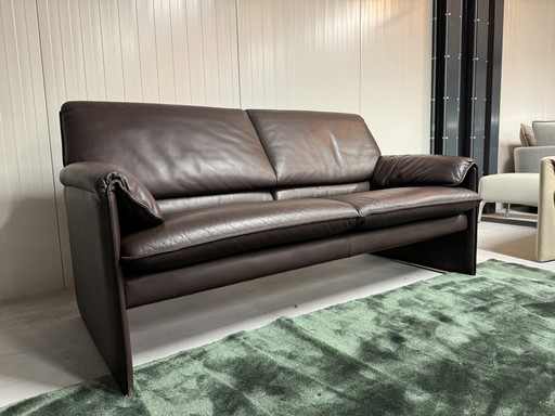 Leolux Bora Beta 2.5-Sitzer Sofa braun Leder
