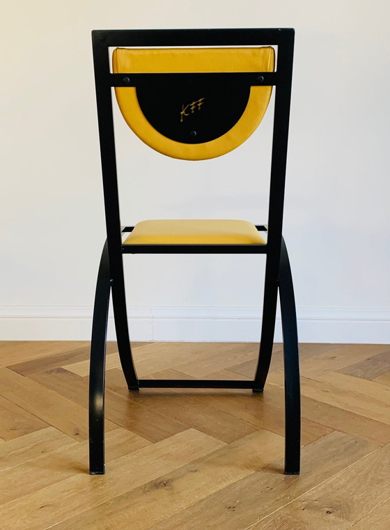 Image 1 of 6X Sinus-Stuhl von Karl Friedrich Förster (Kff)/ 1980er Jahre